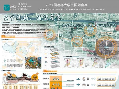 生生流转，通波复苏——基于交互层次塔理论的体育公园改造设计