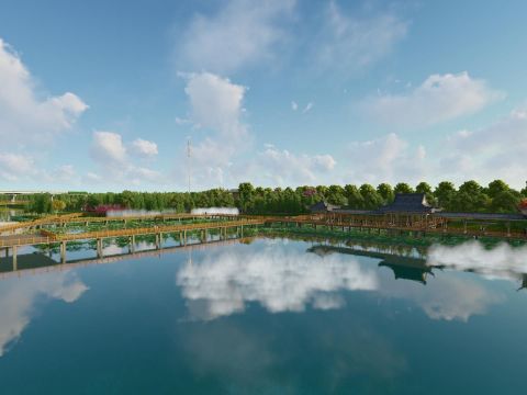 鹰西湿地公园二期环境综合治理工程