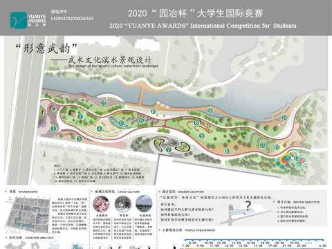 “形意武韵”——武术文化滨水景观设计