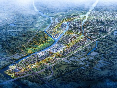 大运河国家文化公园(临平段）核心区块城市设计及概念设计方案（国际竞赛优胜方案）