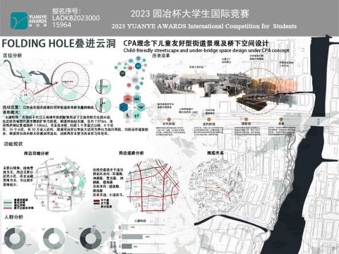 FOLDING HOLE“叠”进云洞-CPA理念下儿童友好型街道景观及桥下空间设计