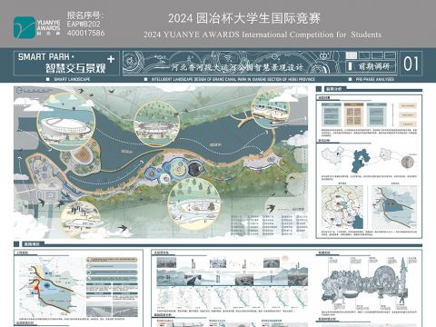 河北香河段大运河公园智慧景观设计