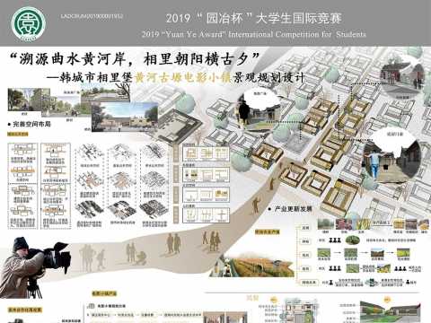 “溯源曲水黄河岸，相里朝阳横古夕”——韩城市相里堡黄河古塬电影小镇景观规划设计