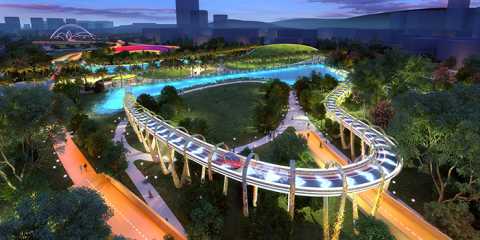 深圳市坪山区半月环中央公园