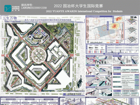 三生万物——基于八卦街文化和商业现状的融合性城市开放空间改造