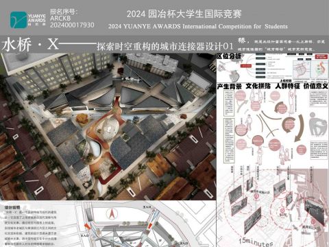 水桥·X——探索时空重构的城市连接器设计