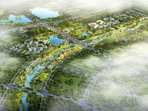 井冈山拿山河生态公园方案设计