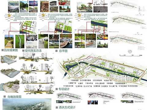 生态·生活·生机--重塑水城河滨水设计