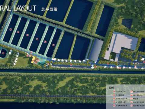 天津市宝坻区渔生态小镇垂钓基地景观规划设计