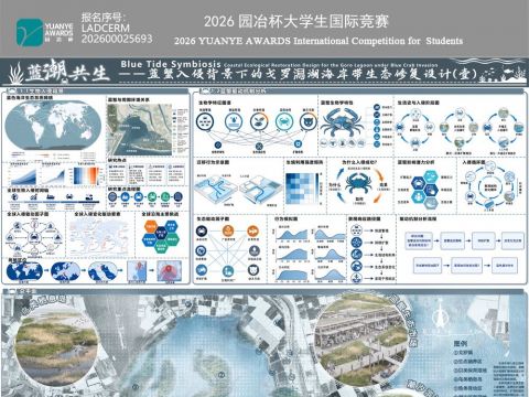 蓝潮共生——蓝蟹入侵背景下的戈罗潟湖海岸带生态修复设计