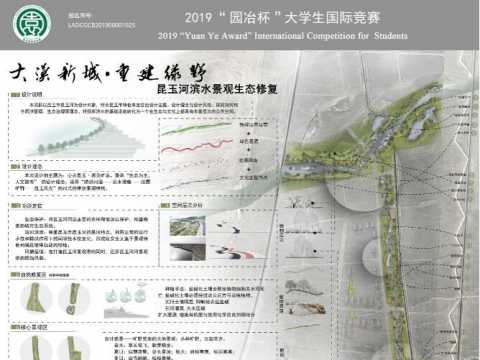 大漠新城•重建绿野——昆玉河滨水景观生态修复