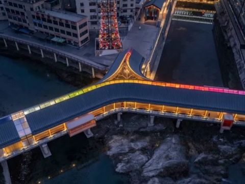 三文建筑/何崴工作室 | 康县新人字桥