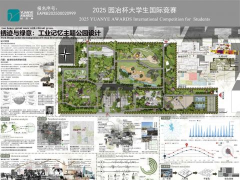 锈迹与绿意:工业记忆主题公园设计