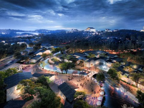 四川省南充市临江中央公园规划设计