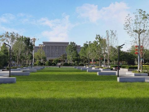 新河县人民公园改造扩建工程施工