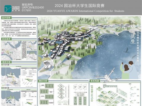 流动·共生——基于流空间理论的长湖村乡村重构
