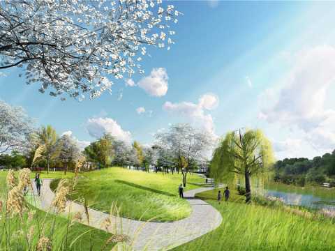 济南章丘小东山湿地公园