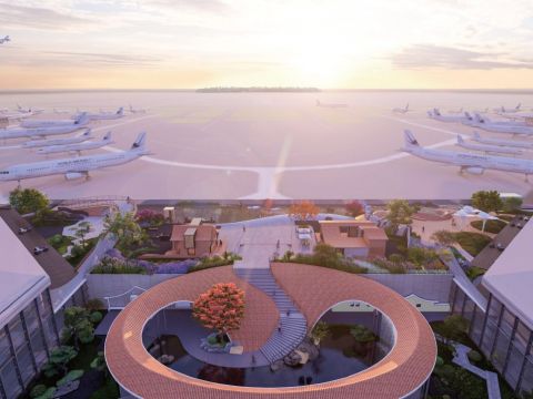 厦门翔安机场航站楼景观设计方案