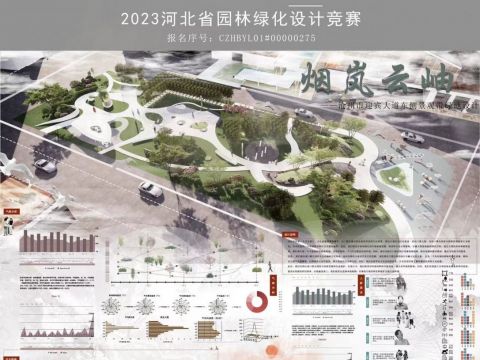 烟岚云岫——沧州市迎宾大道东侧景观带绿地设计