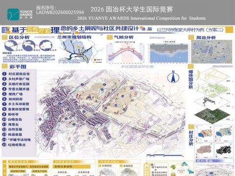 基于“五感疗愈”理念的乡土景观与社区共建设计——以兰州市张家大坪村为例（方案二）