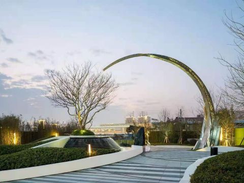 中海二七滨江项目商业B西侧园建绿化工程