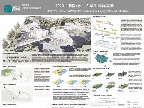 锡伯族少数民族村落文化广场设计
