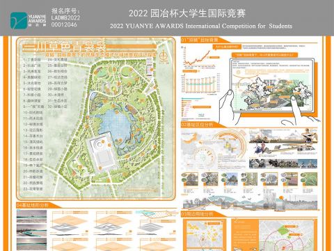 一川草色青袅袅——“双碳”  目标背景下的民族生态模式化绿 地景观探索设计