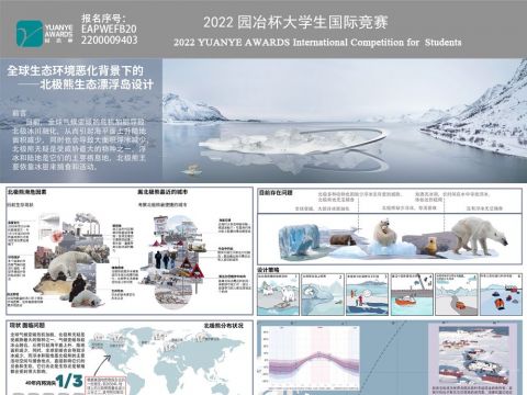 全球生态环境恶化背景下的北极熊生态漂浮岛设计