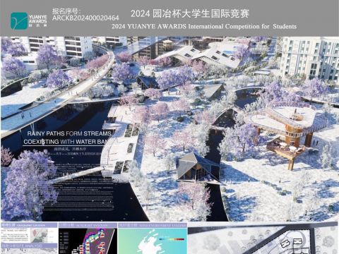 雨径成溪，共栖水岸——基于开放共享生态视角下宜居社区设计