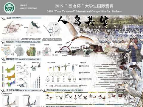 人鸟共生——基于EI理论德阳柳梢堰湿地公园概念规划