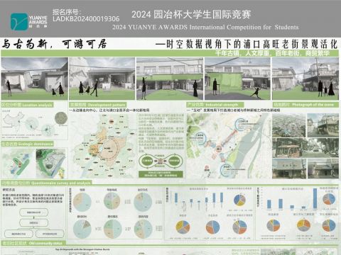 与古为新，可游可居——时空数据视角下的浦口高旺老街景观活化