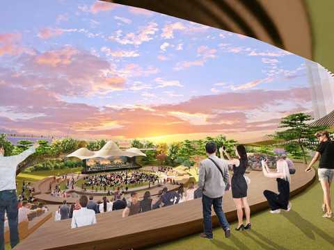 Xi’An Xingfu Green Belt Landscape and Lighting Conceptual Design