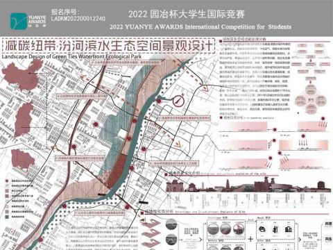 减碳纽带·汾河滨水生态空间景观设计