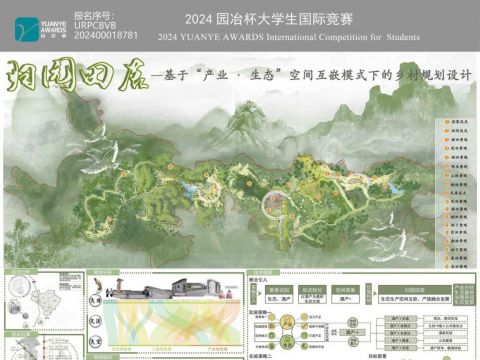 归园田居-基于“产业·生态”空间互嵌模式下的乡村规划设计