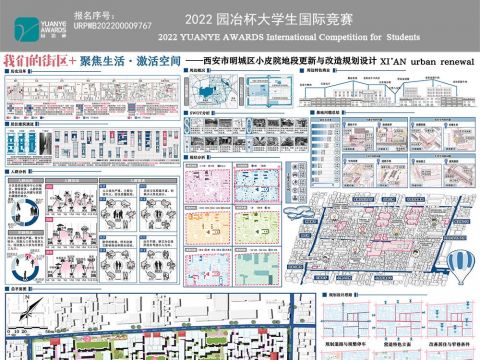 我们的街区+聚焦生活激活空间——西安市明城区小皮院地段更新与改造规划设计