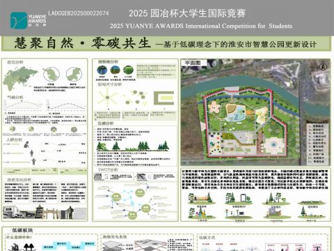 慧聚自然·零碳共生——基于低碳理念下的淮安市智慧公园更新设计