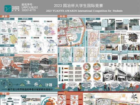 “生升”计划——基于活力传导效益的寿县古城更新改造设计