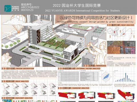 以绿色可持续为向导的活力社区更新设计