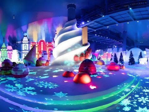 哈尔滨冰雪大世界梦幻冰雪馆室内冰建设计