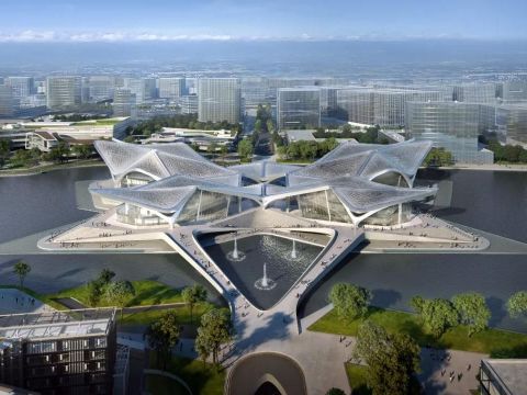 Zaha Hadid Architects | 珠海金湾市民艺术中心
