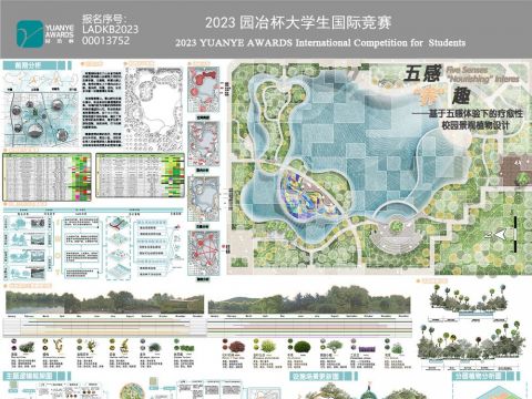 五感“养”趣——基于五感体验下的疗愈性校园景观植物设计