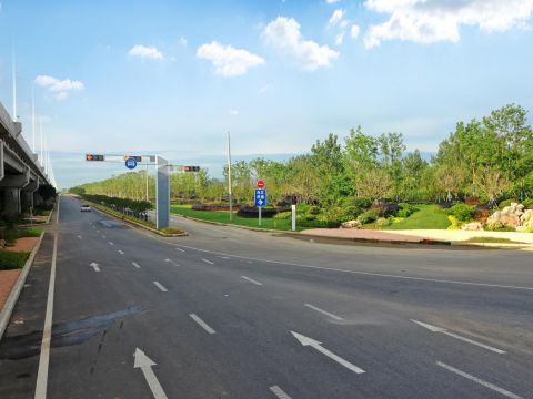 驻马店市中心城区周边生态环境建设项目设计施工总承包（EPC）二标段--嫘祖大道绿化