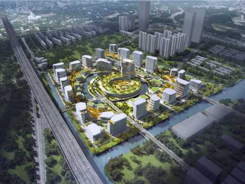 立木设计研究室|上海智能医疗岛城市设计