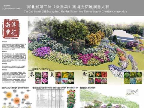 浮花若梦——河北省第二届（秦皇岛）园博会花境创意大赛