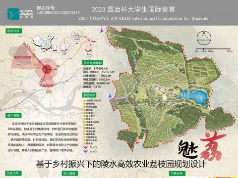 魅“荔”——基于乡村振兴下的陵水高效农业荔枝园规划设计
