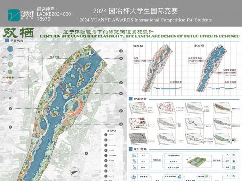 双栖——基于弹性理念下的滹沱河道景观设计
