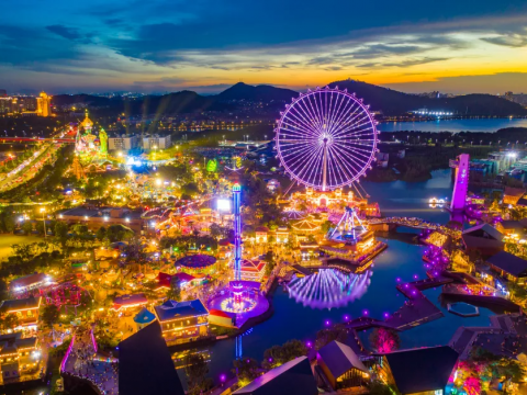 玛特照明 | 顺德华侨城欢乐海岸主题公园照明设计