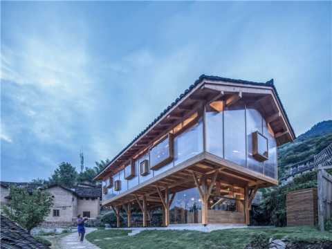 尌林建筑|浙江拾云山房