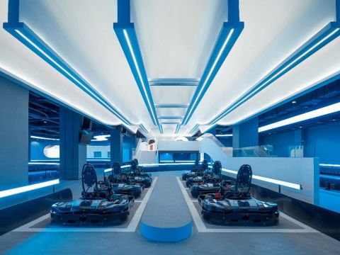 介隐建筑 | 杭州量子空间卡丁车俱乐部