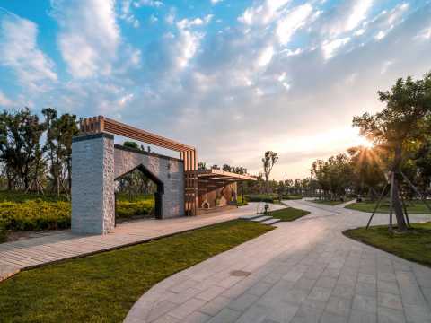 嘉祥县曾子广场及洪山河景观绿化工程